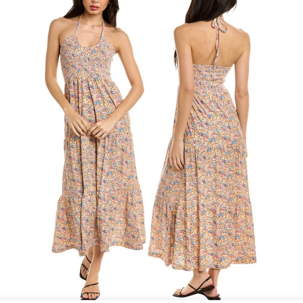 Nation LTD - Kira 70s Maxi Dress in Flower Power NWT Size L